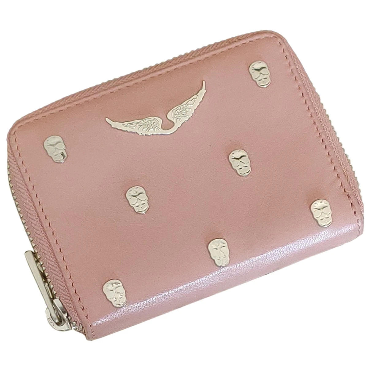 Pre-owned Zadig & Voltaire Leather Wallet In Pink