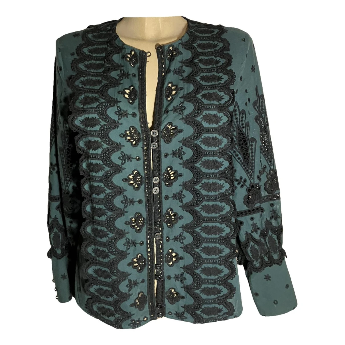 Pre-owned Sea New York Blouse In Green