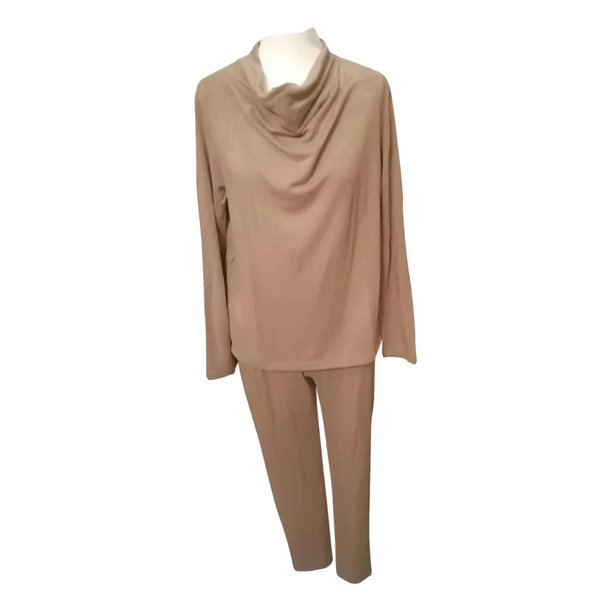 Pre-owned Max Mara Jumpsuit In Camel