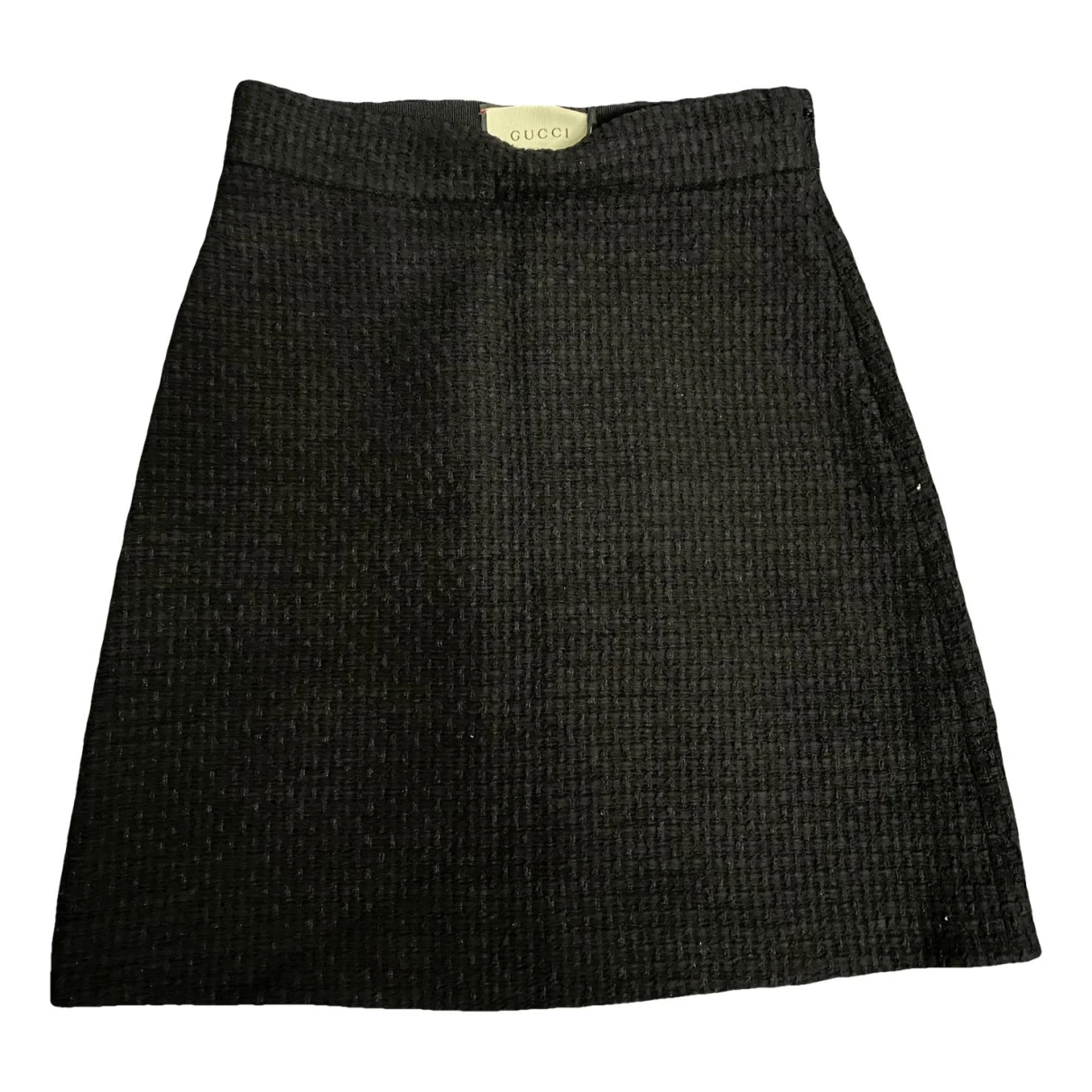 Pre-owned Gucci Mini Skirt In Black
