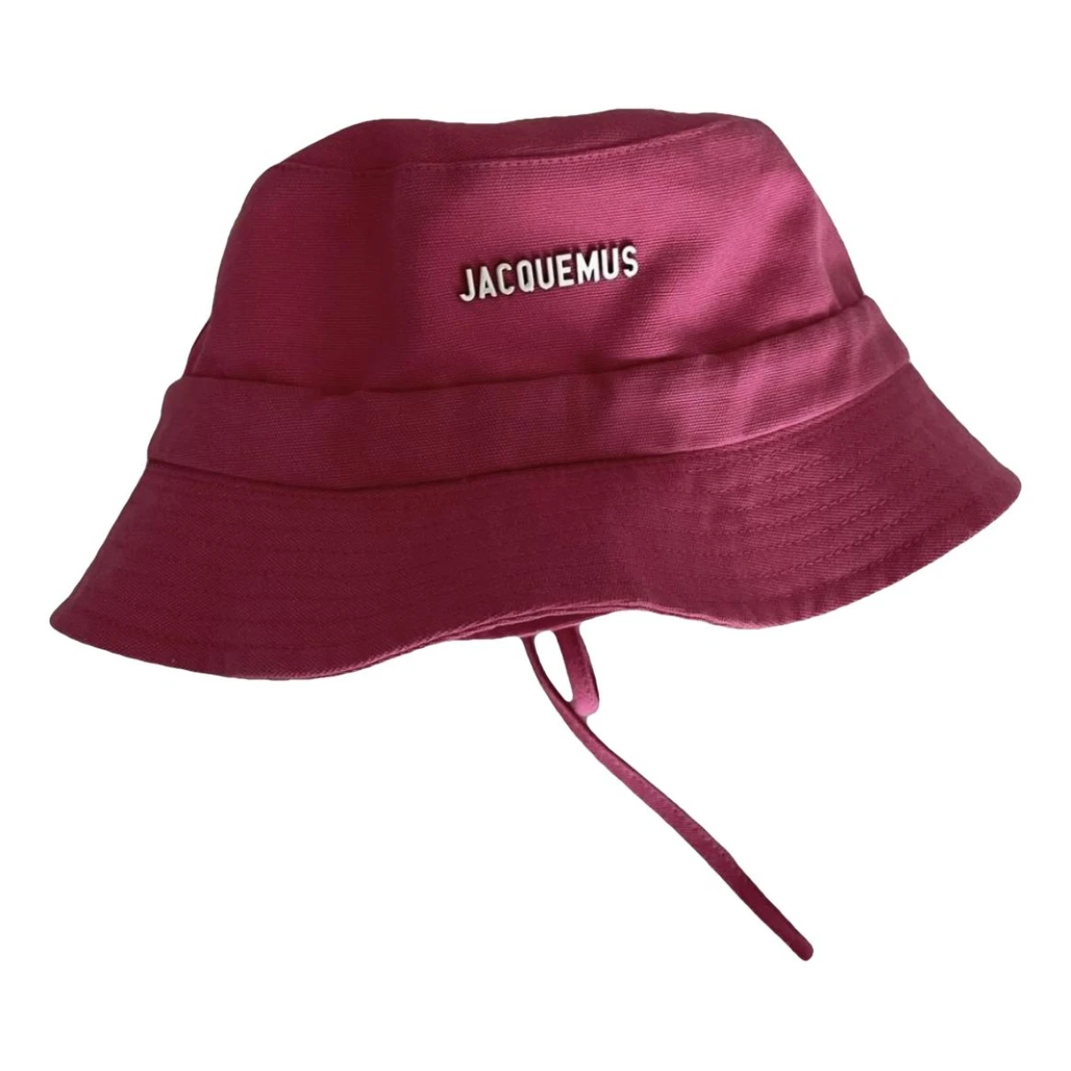 Pre-owned Jacquemus Le Bob Gadjo Hat In Pink