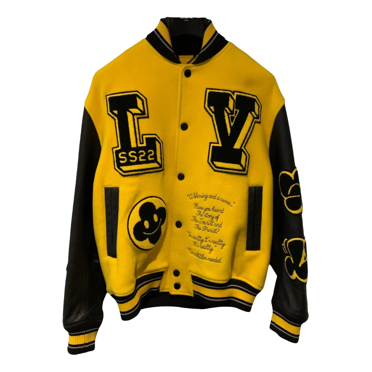 Pre-owned Louis Vuitton Wool Jacket In Yellow