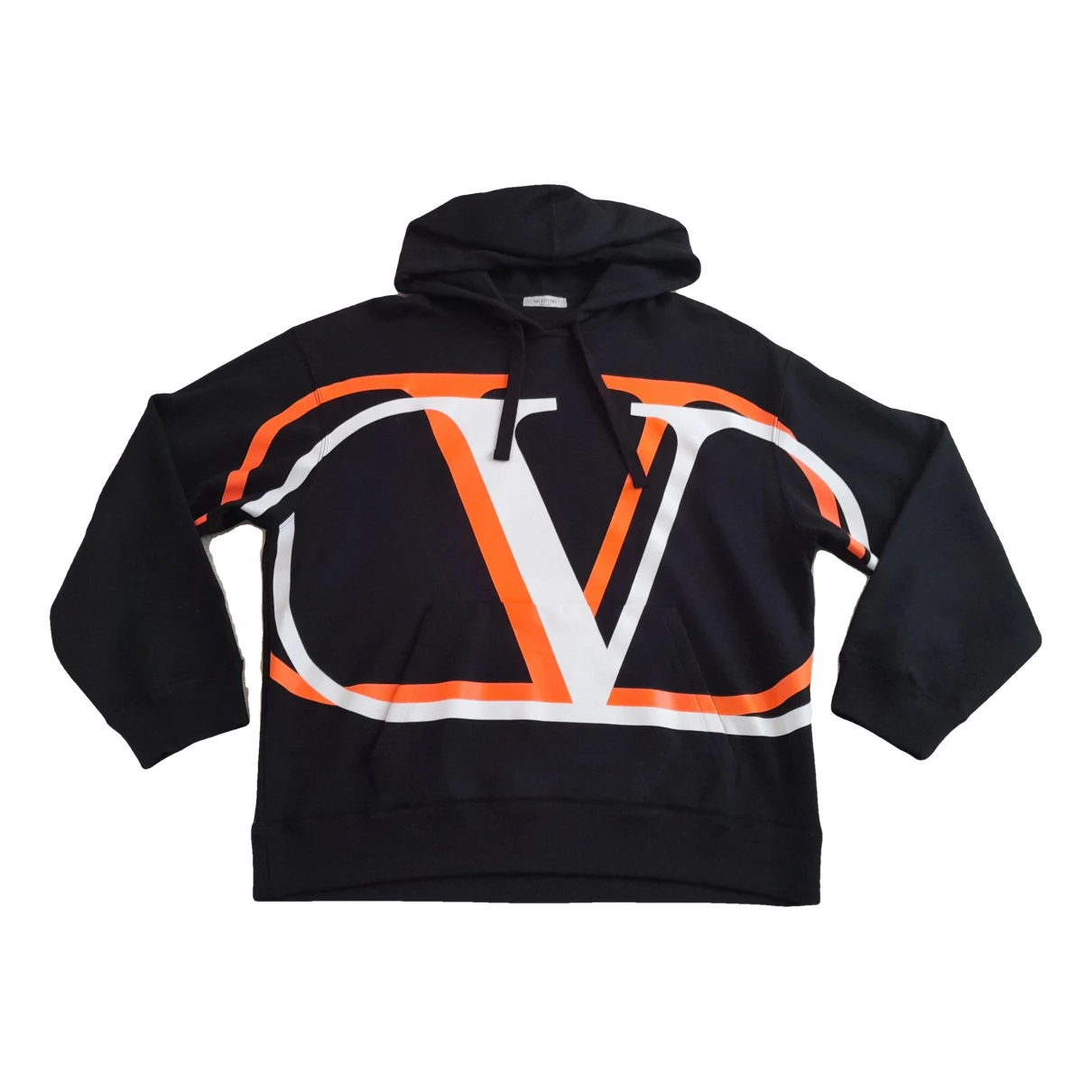 Pre-owned Valentino Vlogo Sweatshirt In Black