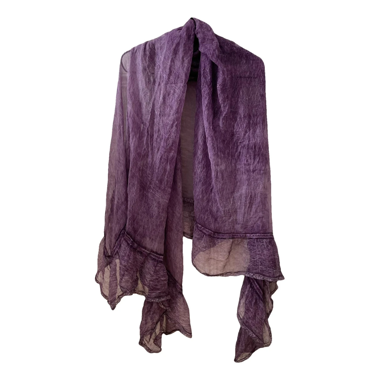 Pre-owned Faliero Sarti Silk Stole In Other