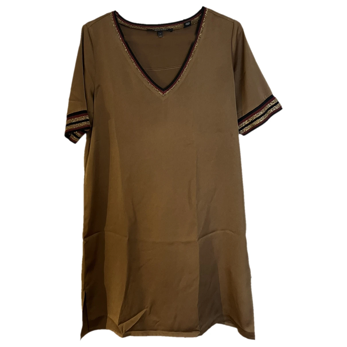 Pre-owned Scotch & Soda Mid-length Dress In Brown