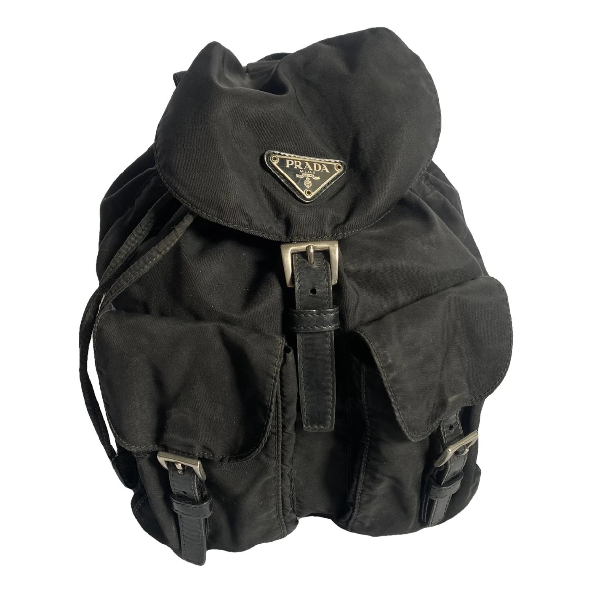 Pre-owned Prada Odette Backpack In Black