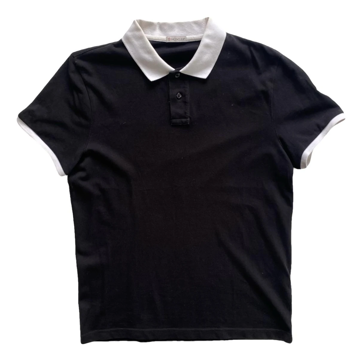 Pre-owned Moncler Polo Shirt In Black
