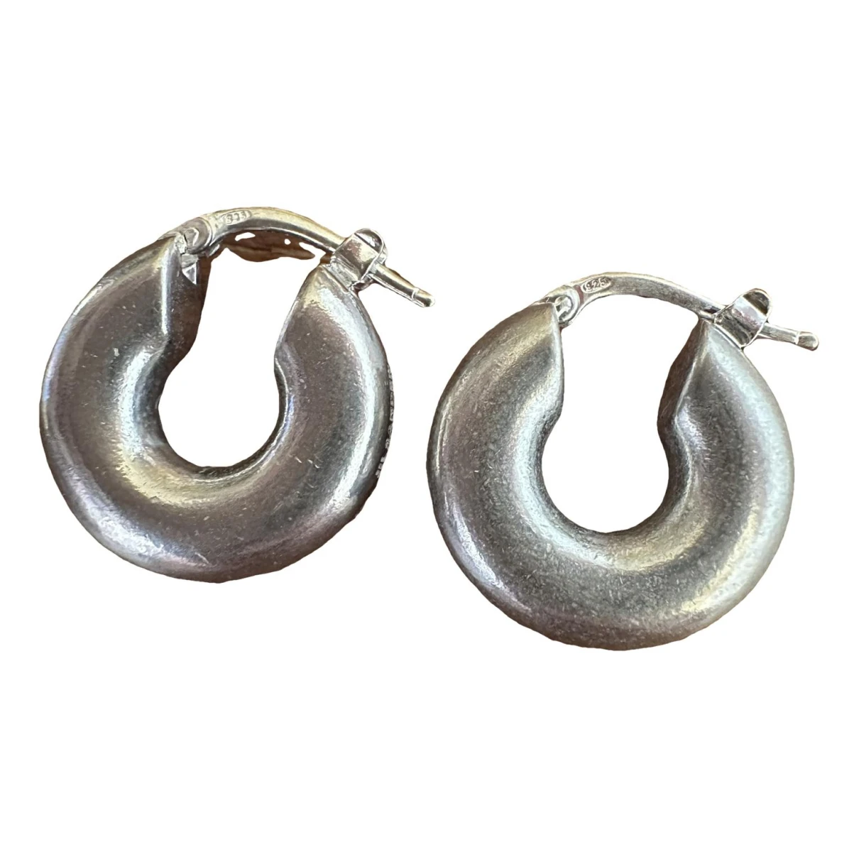 Pre-owned Jil Sander Earrings In Silver