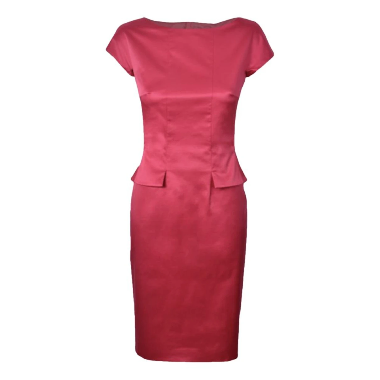 Pre-owned Hugo Boss Mid-length Dress In Pink