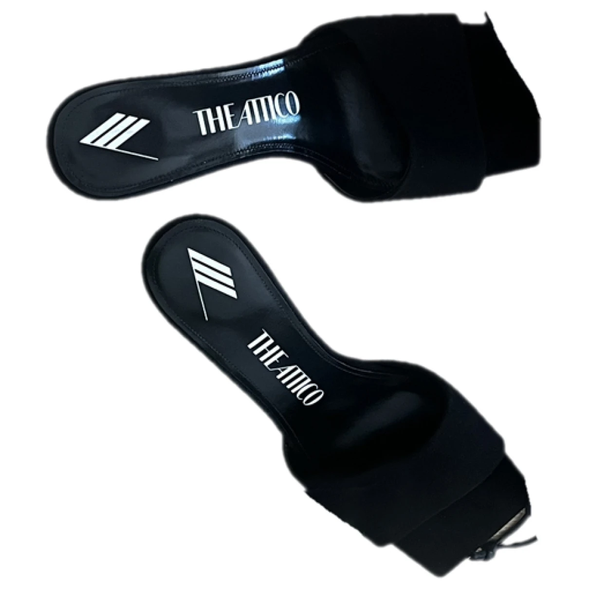 Pre-owned Attico Sandals In Black