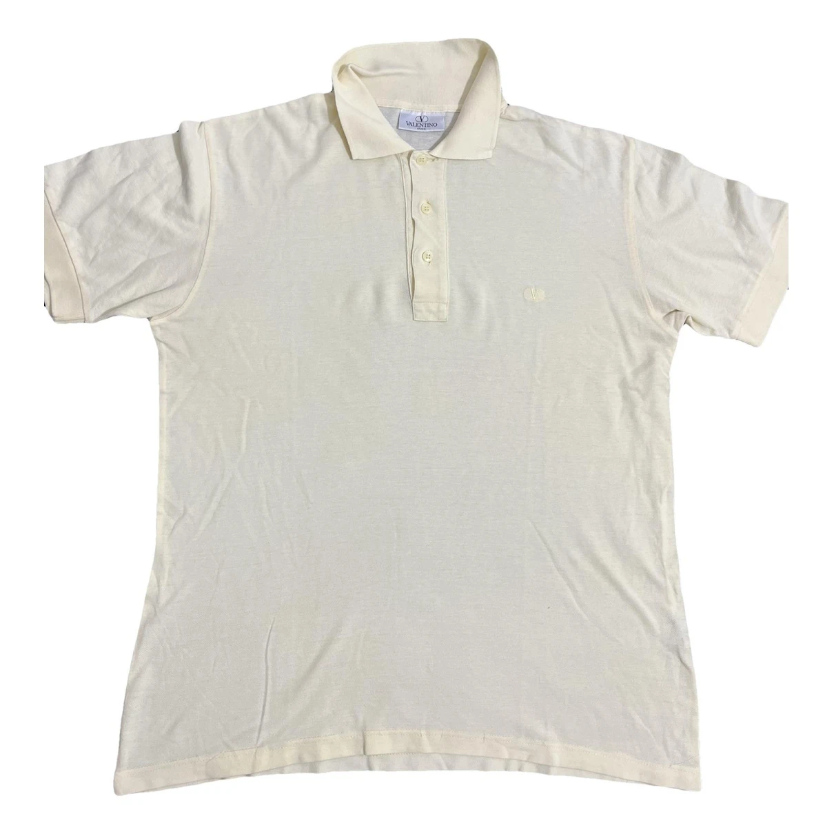 Pre-owned Valentino Polo Shirt In Yellow