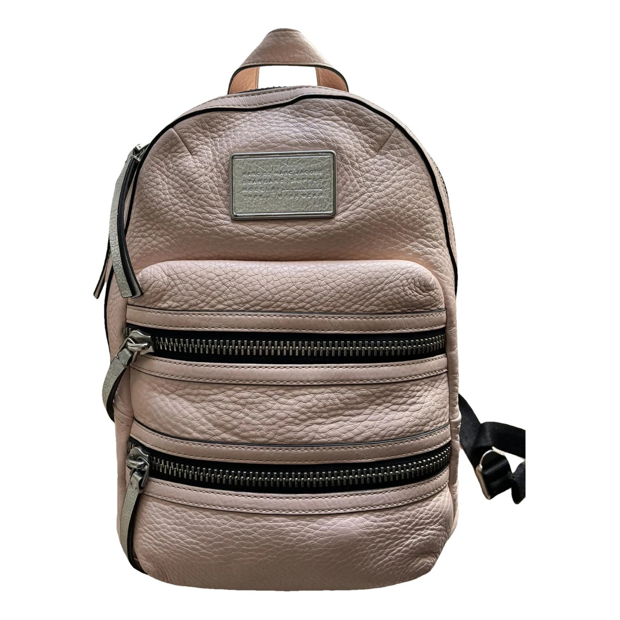 Pre-owned Marc By Marc Jacobs Leather Backpack In Pink