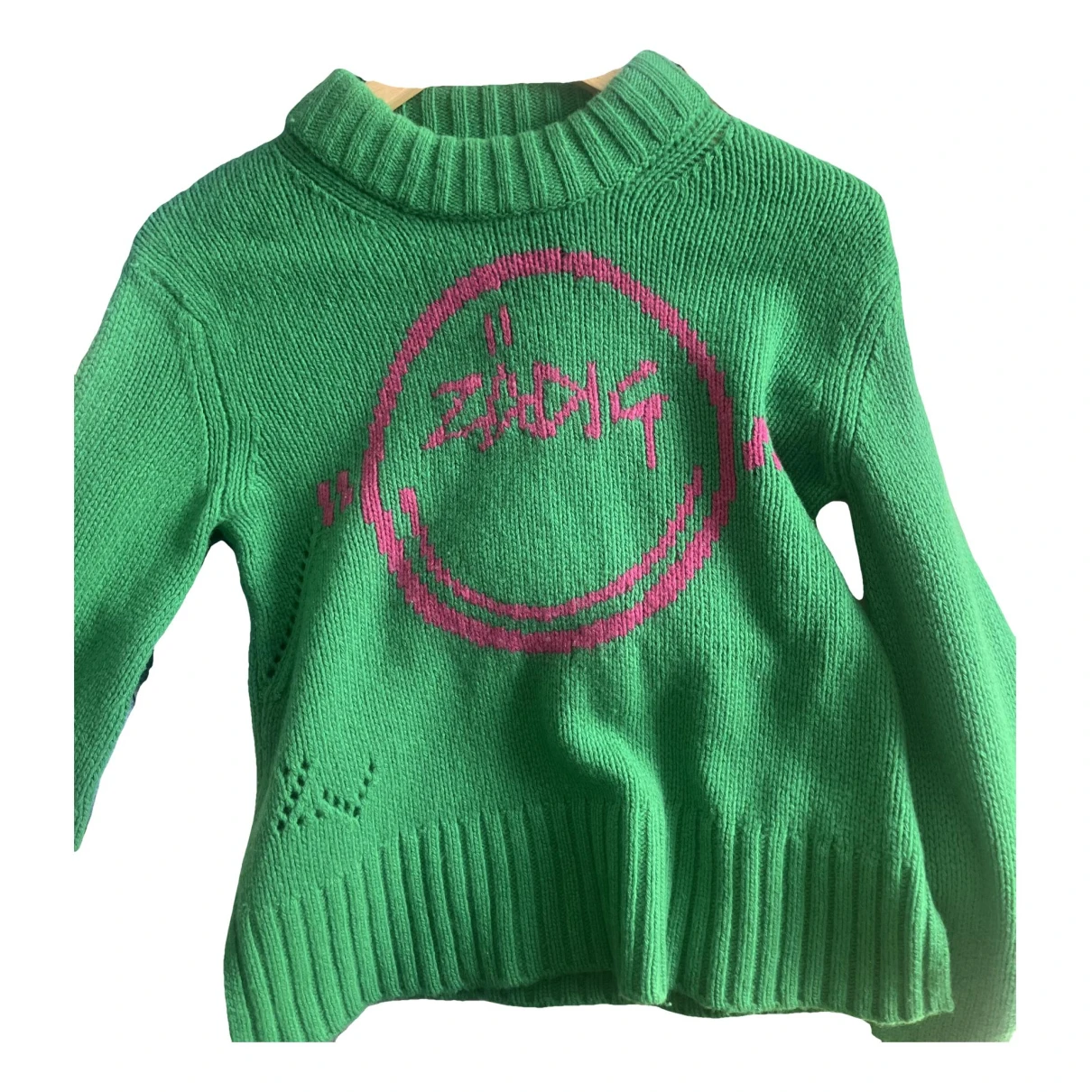 Pre-owned Zadig & Voltaire Wool Jumper In Green