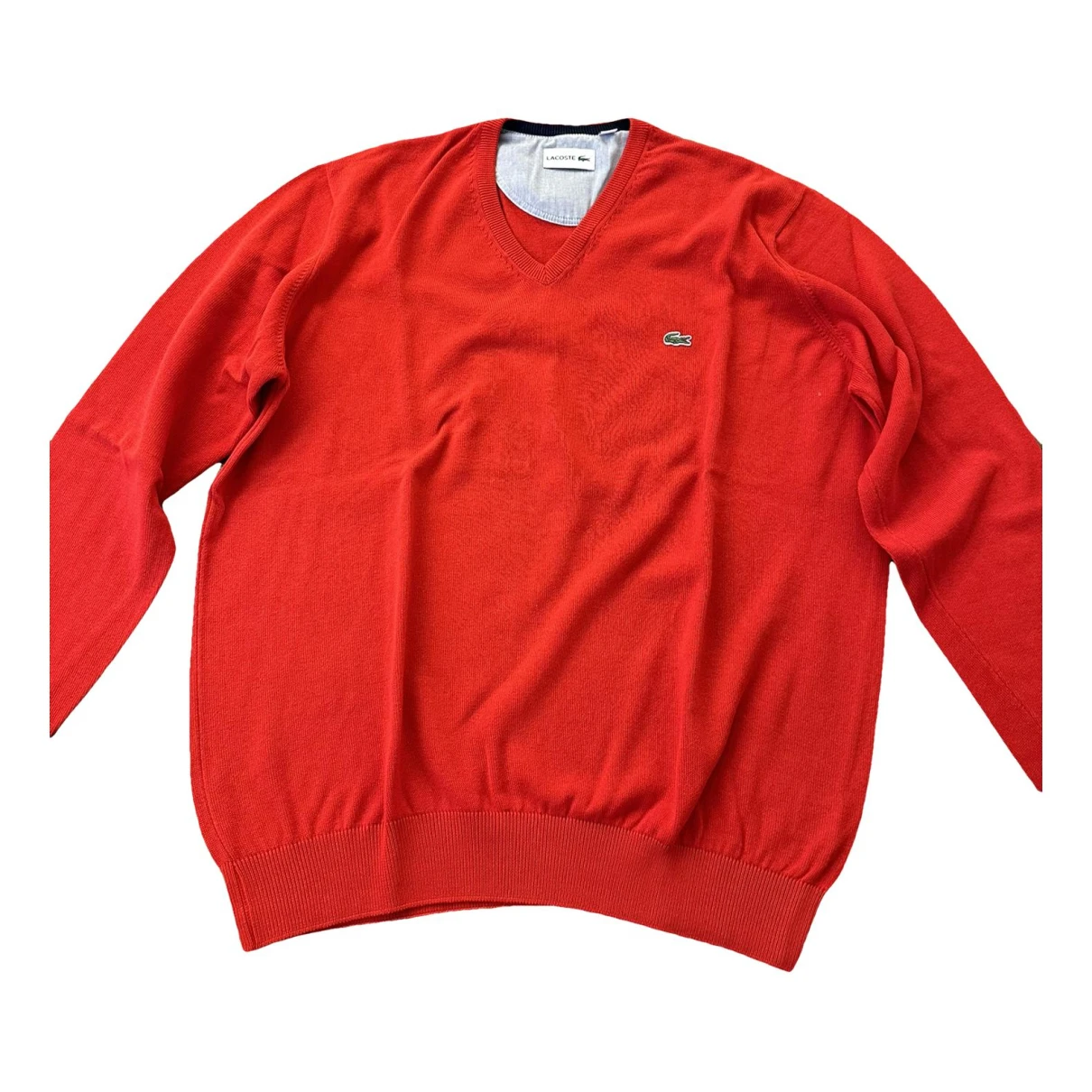 Pre-owned Lacoste Pull In Red