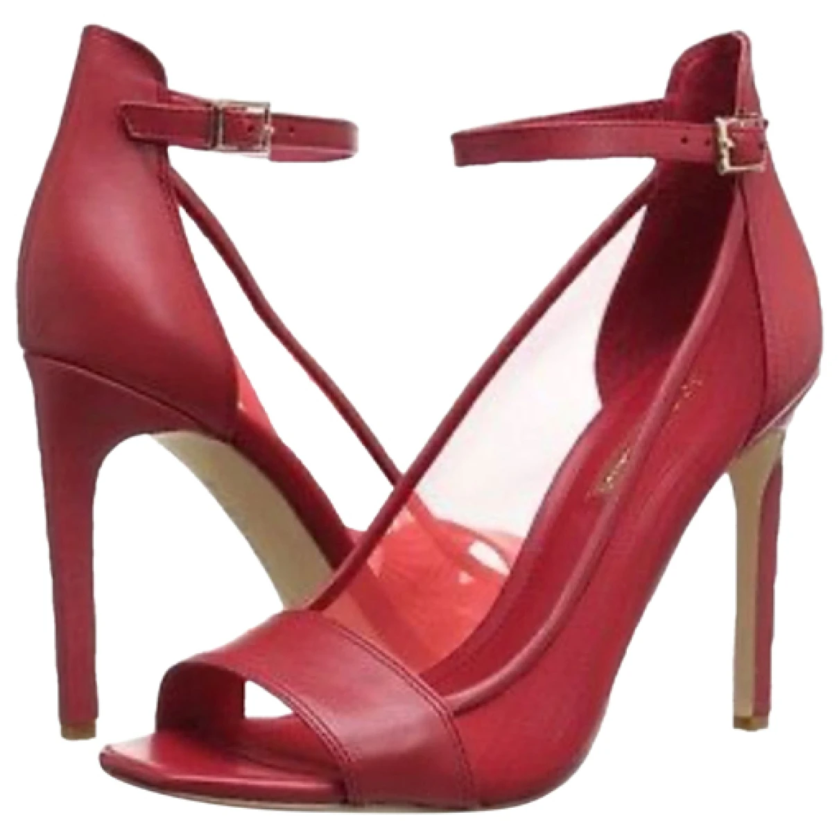 Pre-owned Bcbgeneration Leather Heels In Red