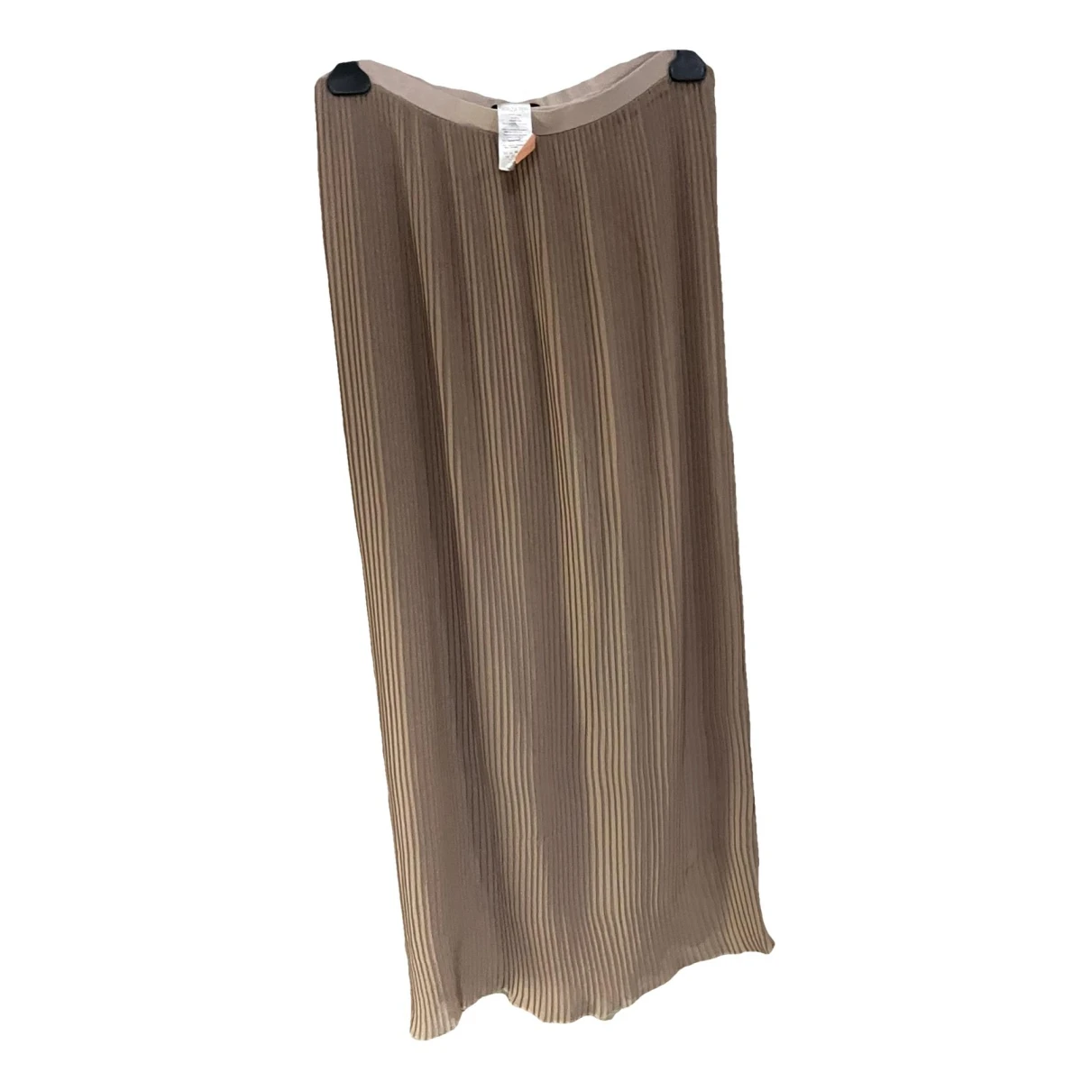 Pre-owned Patrizia Pepe Maxi Skirt In Beige