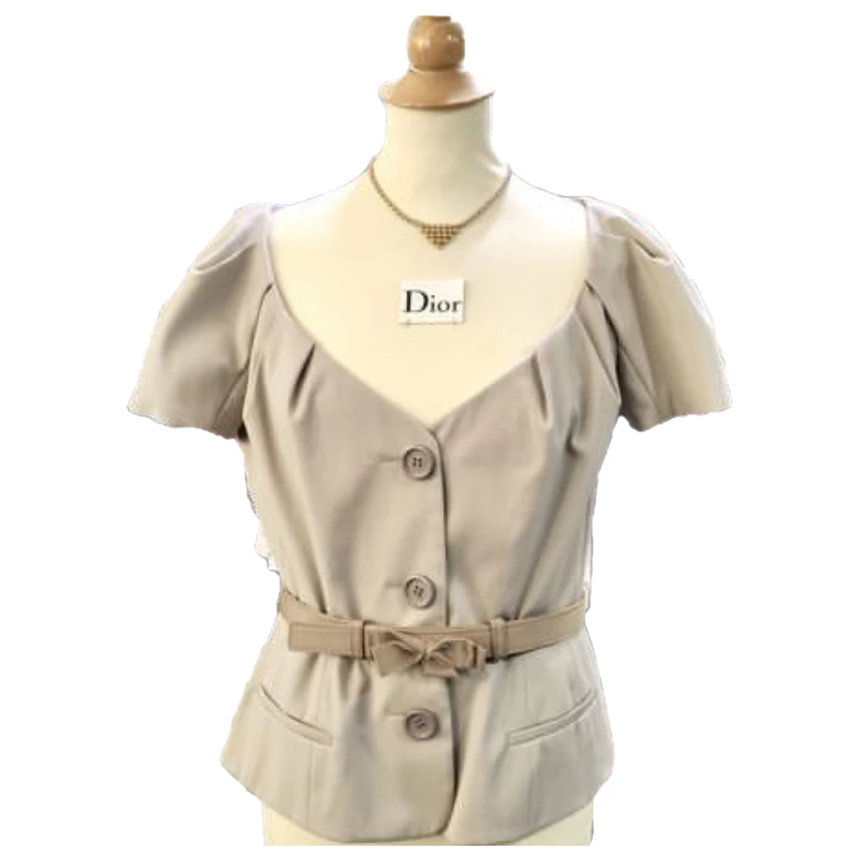 Pre-owned Dior Bar Jacket In Camel