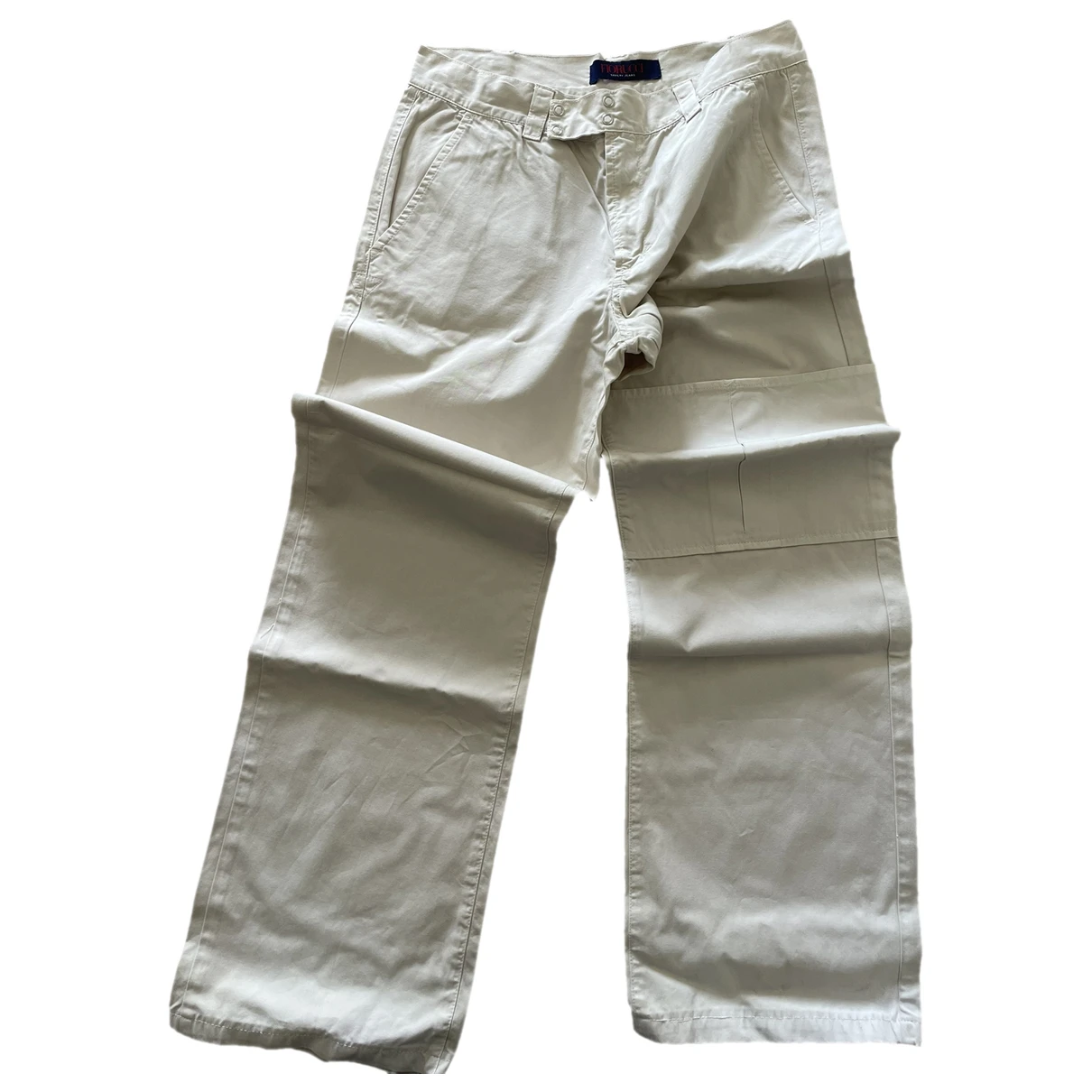 Pre-owned Fiorucci Trousers In Beige
