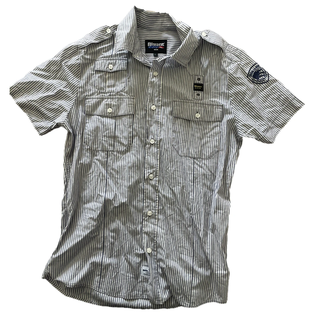 Pre-owned Blauer Shirt In White