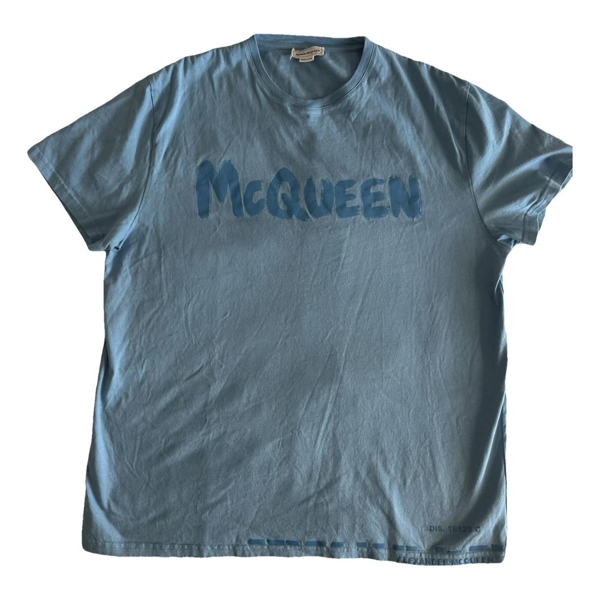 Pre-owned Alexander Mcqueen T-shirt In Blue
