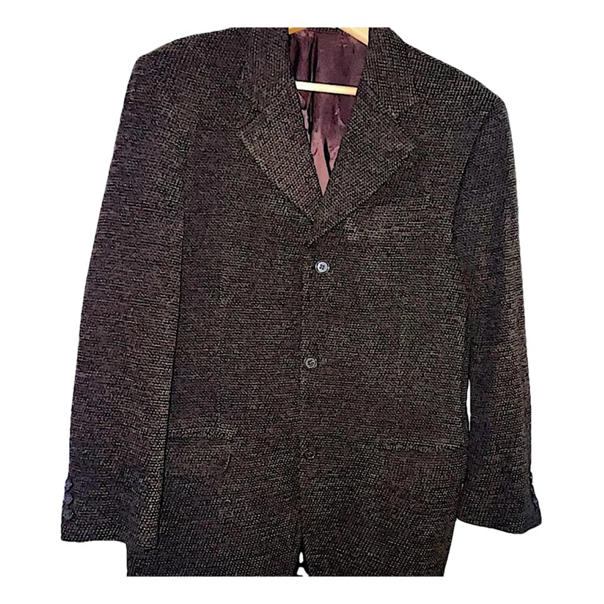 Pre-owned Fendi Wool Jacket In Brown