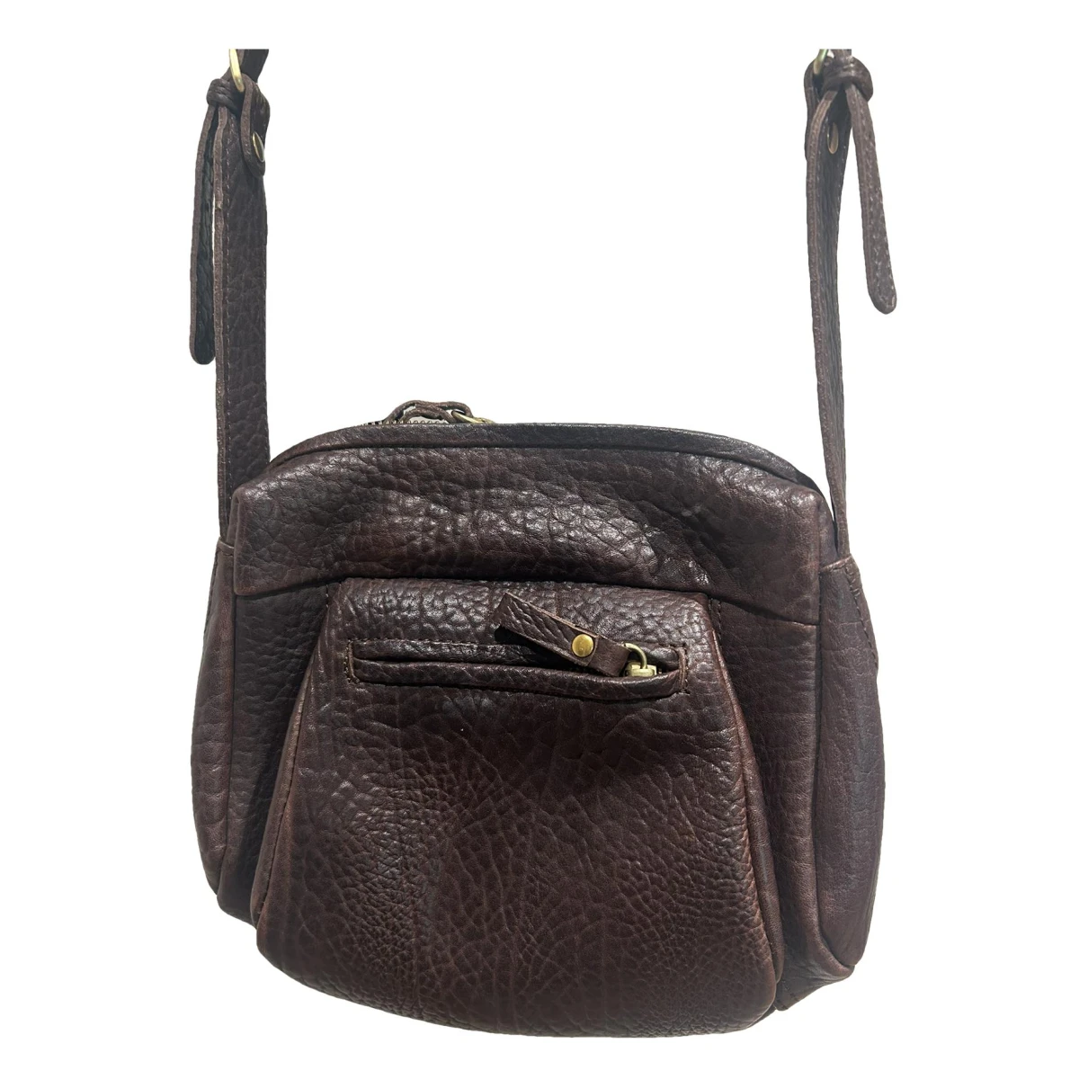 Pre-owned Craie Leather Crossbody Bag In Brown