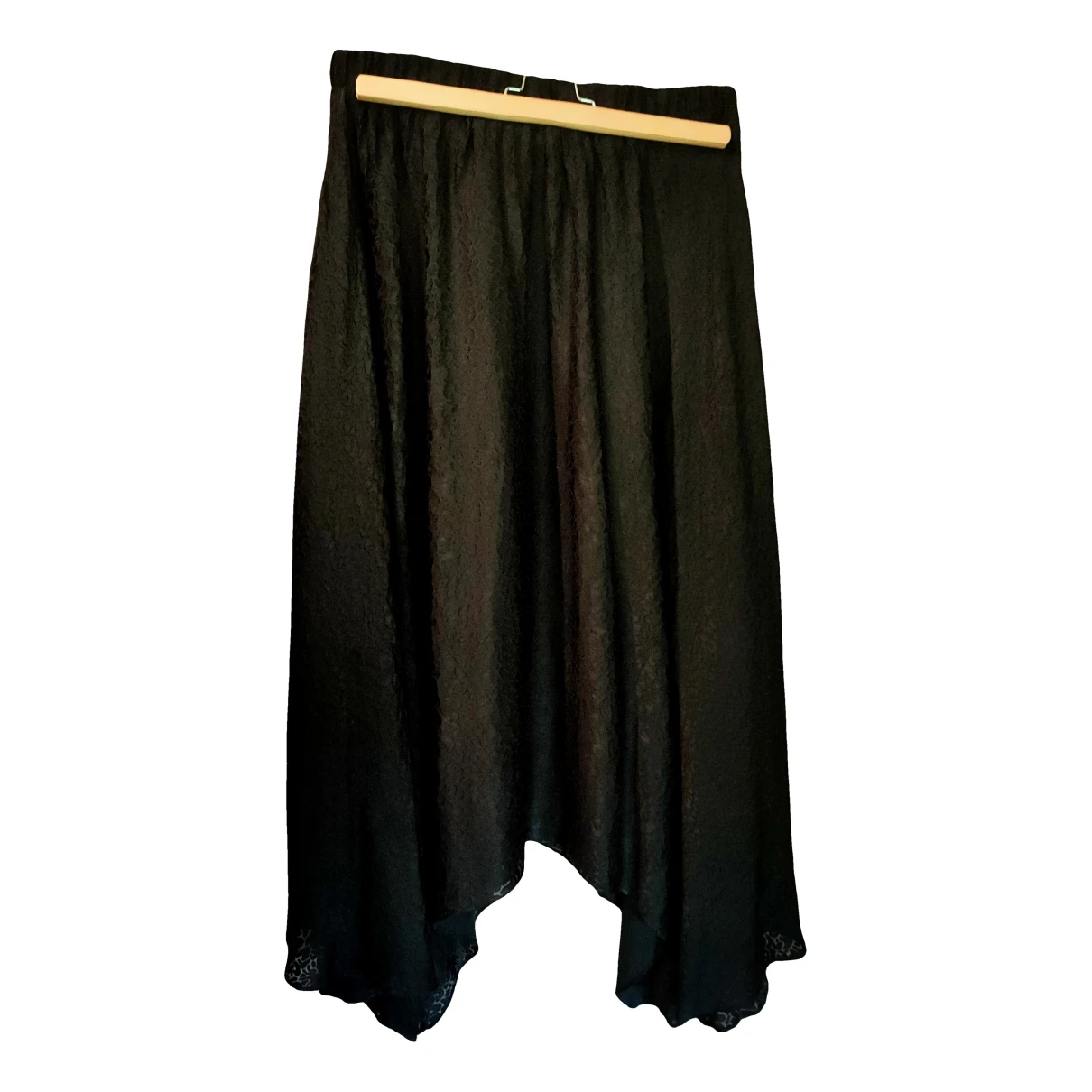 Pre-owned The Kooples Maxi Skirt In Black