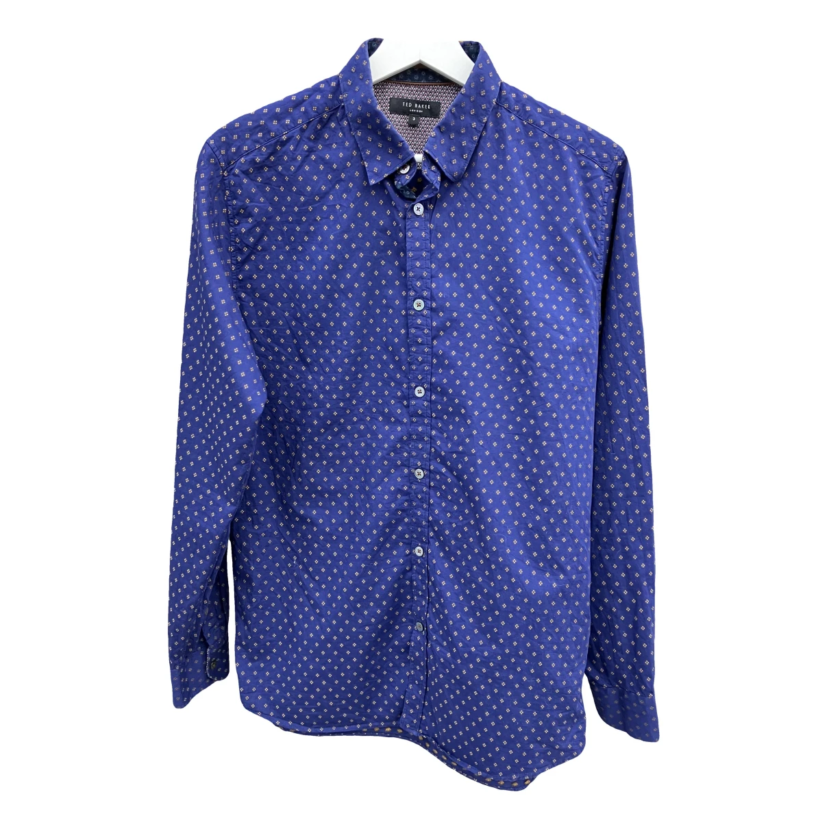 Pre-owned Ted Baker Shirt In Navy