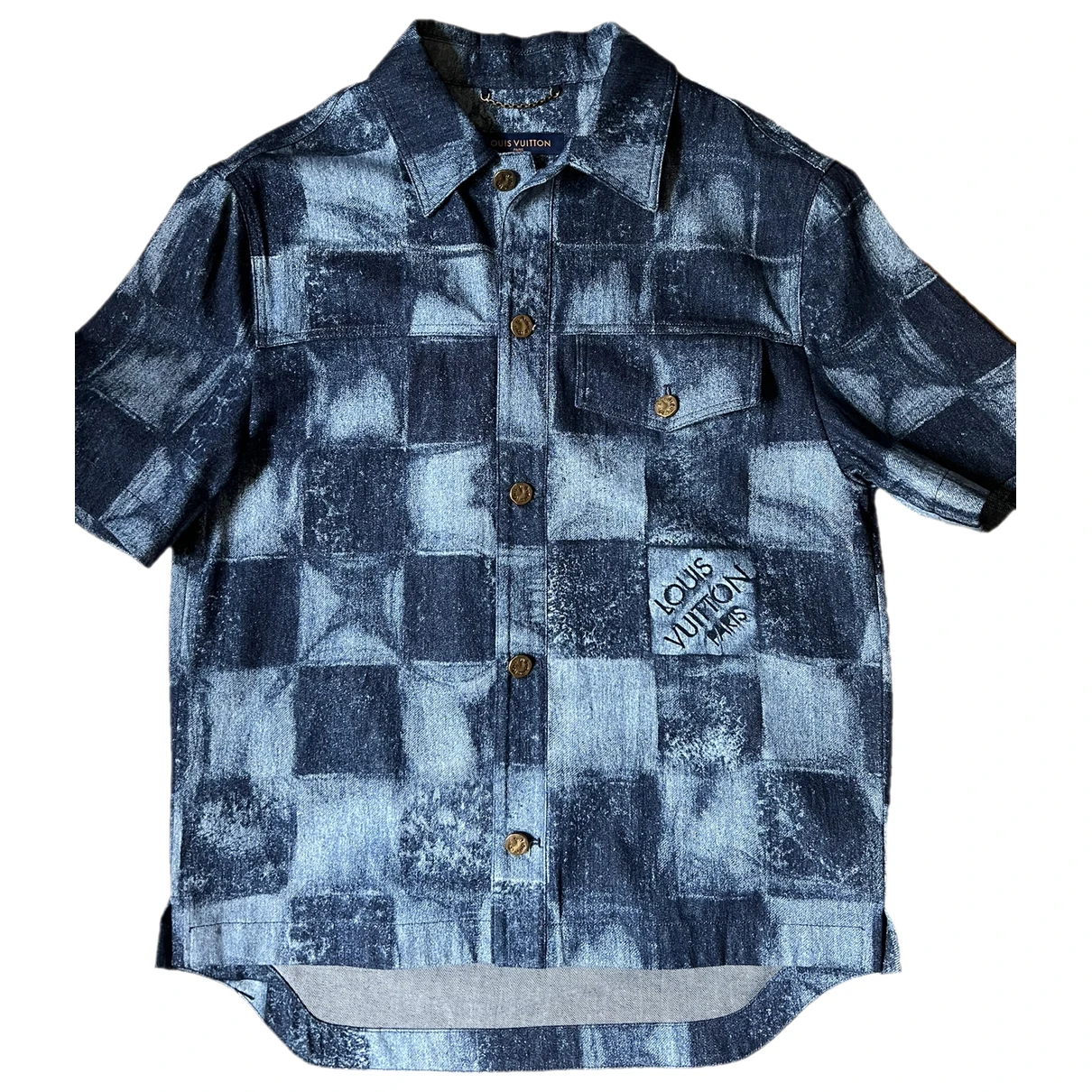 Pre-owned Louis Vuitton Shirt In Blue