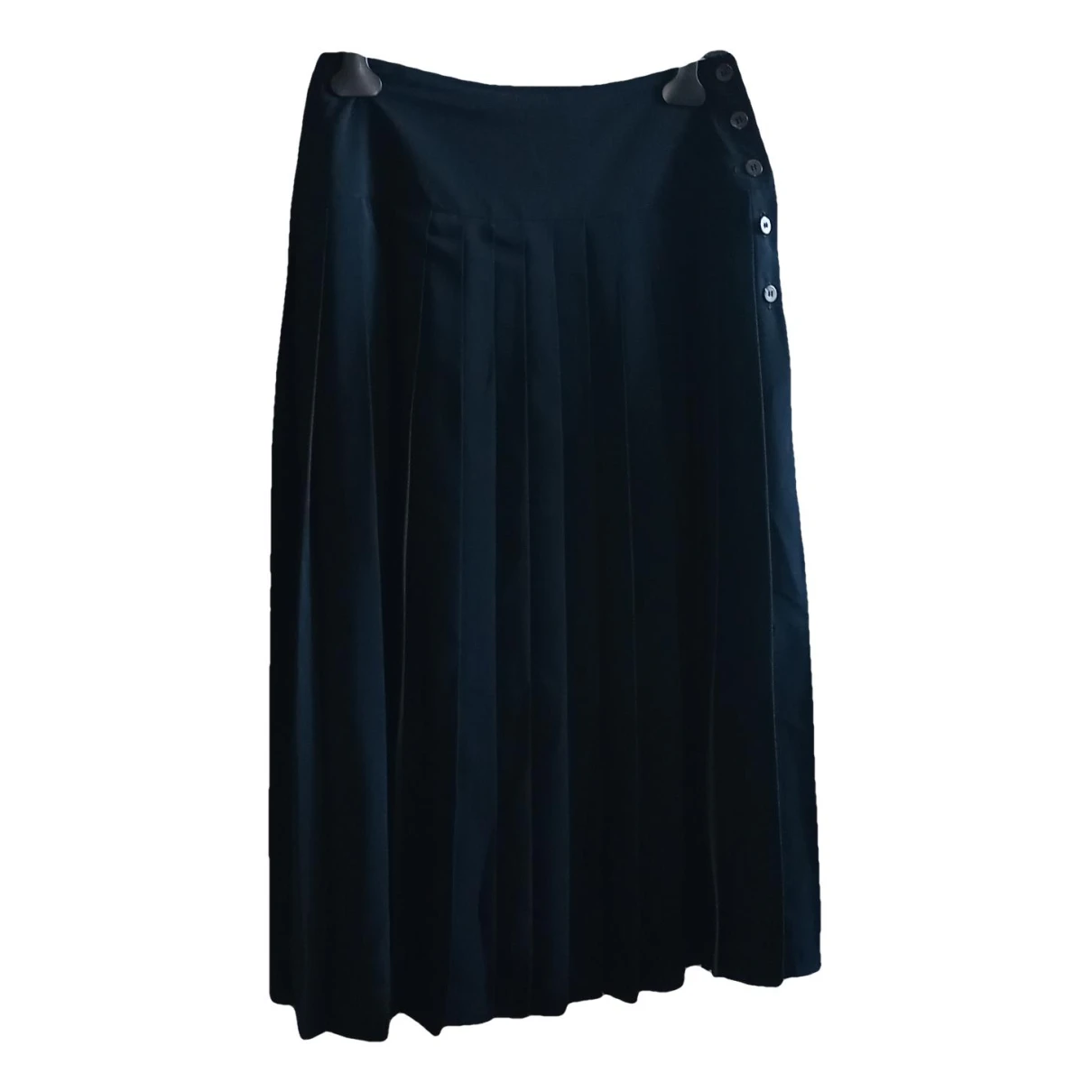 Pre-owned Burberry Maxi Skirt In Blue