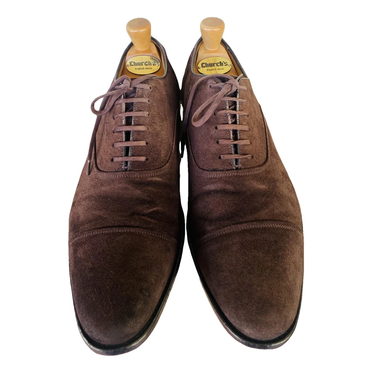 Pre-owned Church's Lace Ups In Brown