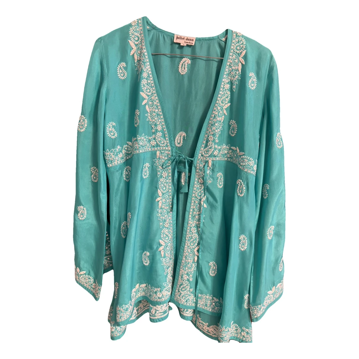 Pre-owned Juliet Dunn Silk Blouse In Other