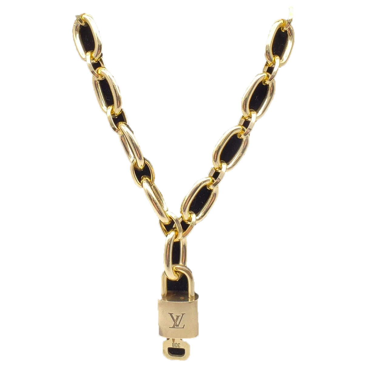 Pre-owned Louis Vuitton Necklace In Gold