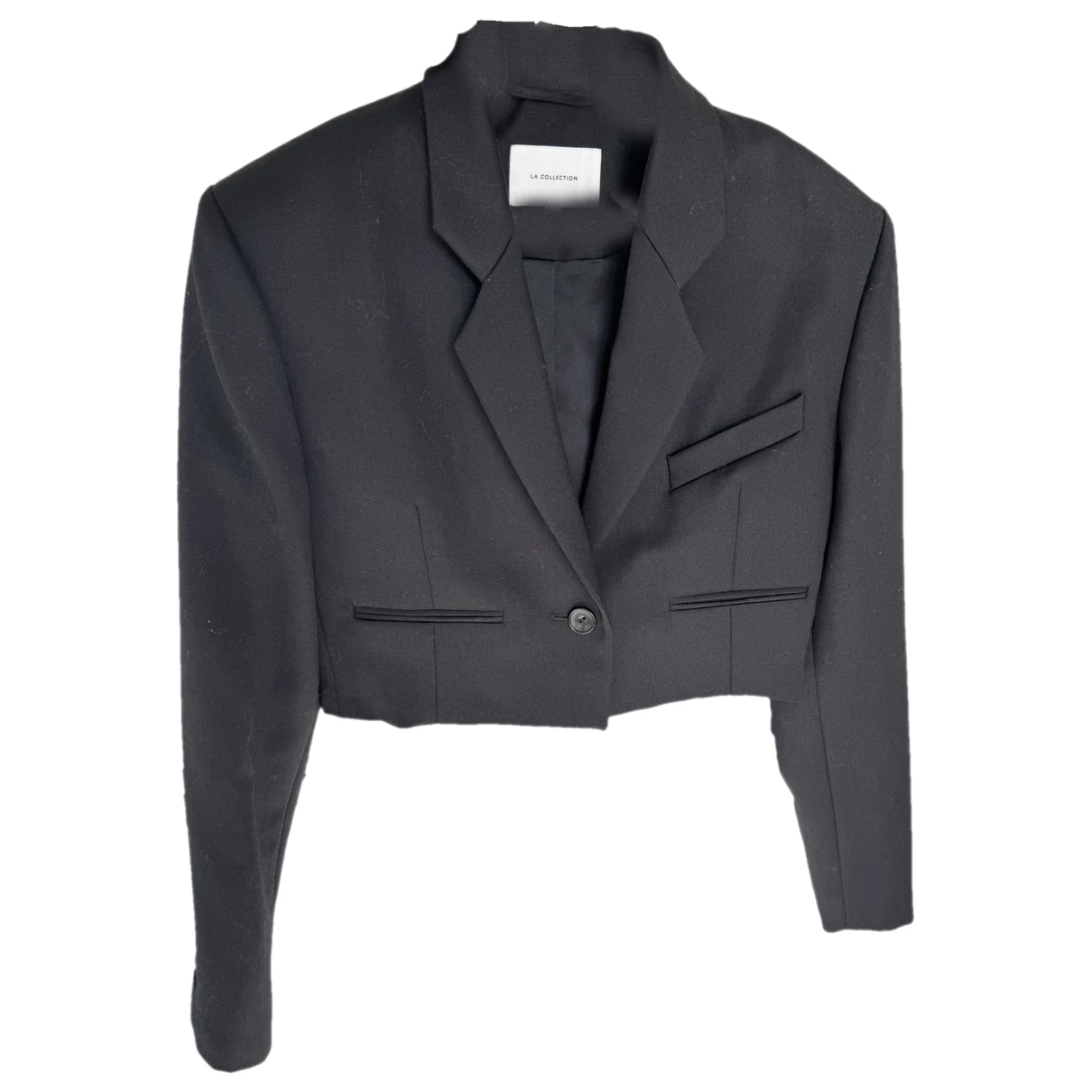 Pre-owned La Collection Wool Blazer In Black