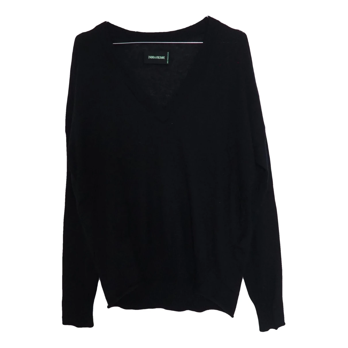 Pre-owned Zadig & Voltaire Cashmere Jumper In Black
