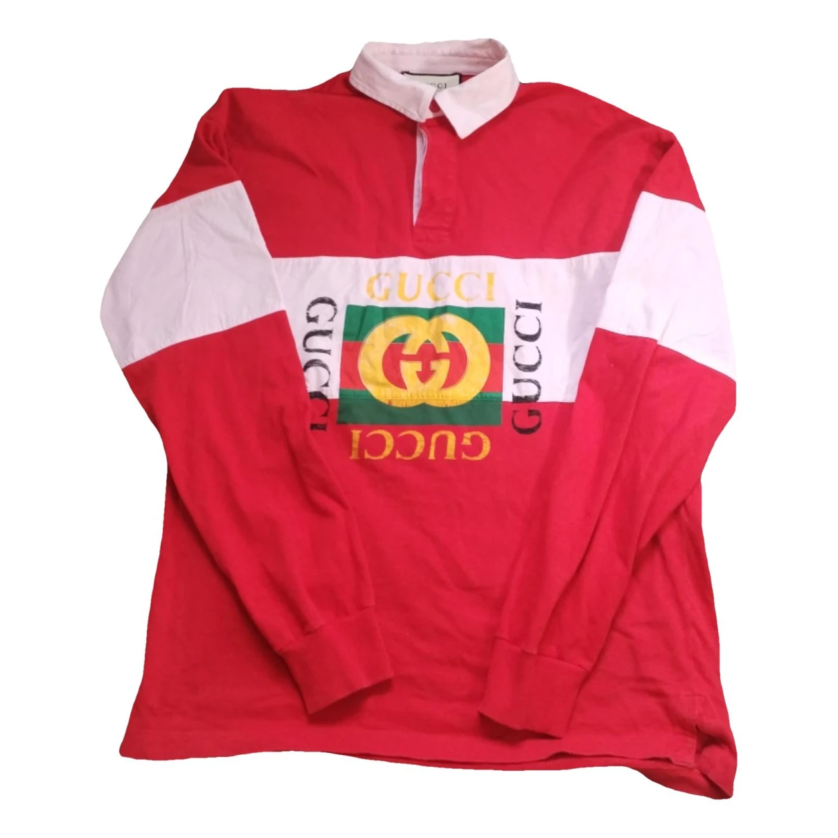 Pre-owned Gucci Polo Shirt In Red