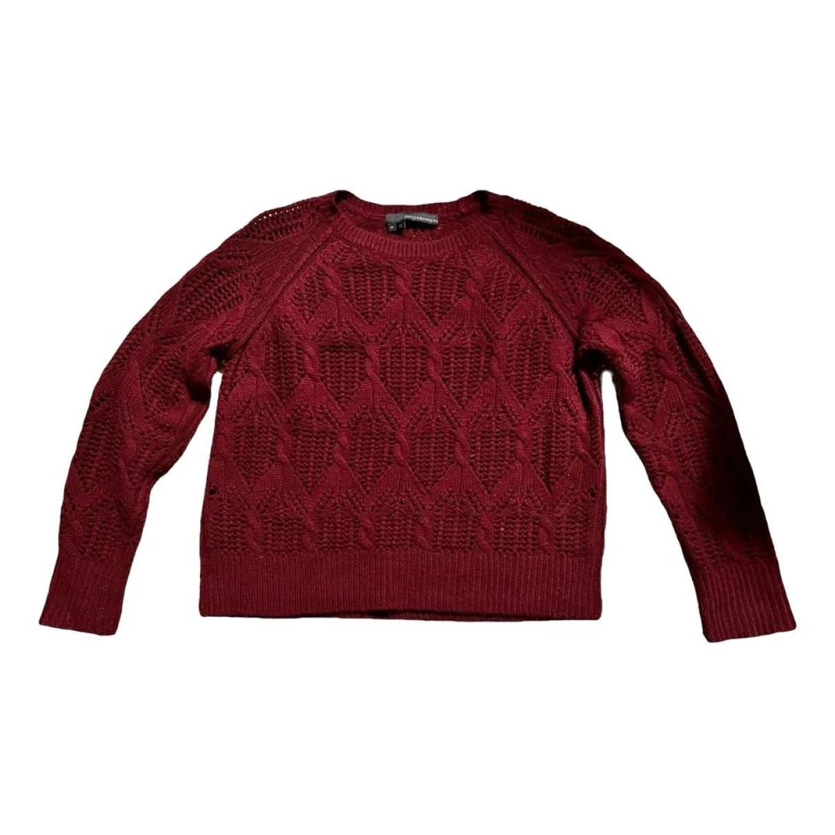 Pre-owned 360cashmere Wool Jumper In Burgundy
