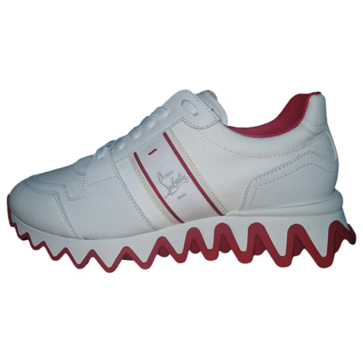 Pre-owned Christian Louboutin Leather Low Trainers In Other