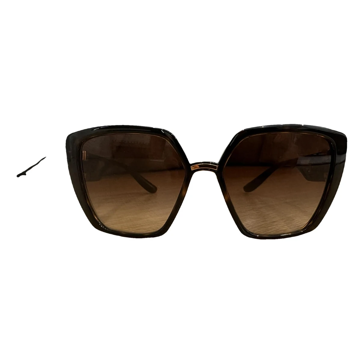 Pre-owned Dolce & Gabbana Oversized Sunglasses In Brown