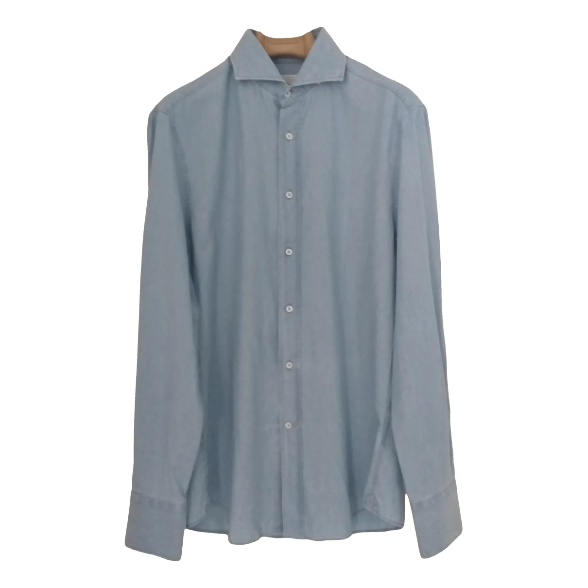 Pre-owned Brunello Cucinelli Shirt In Blue
