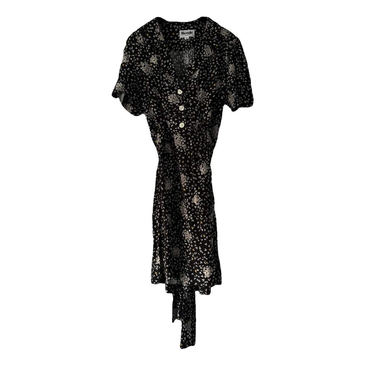 Pre-owned Rouje Mid-length Dress In Black