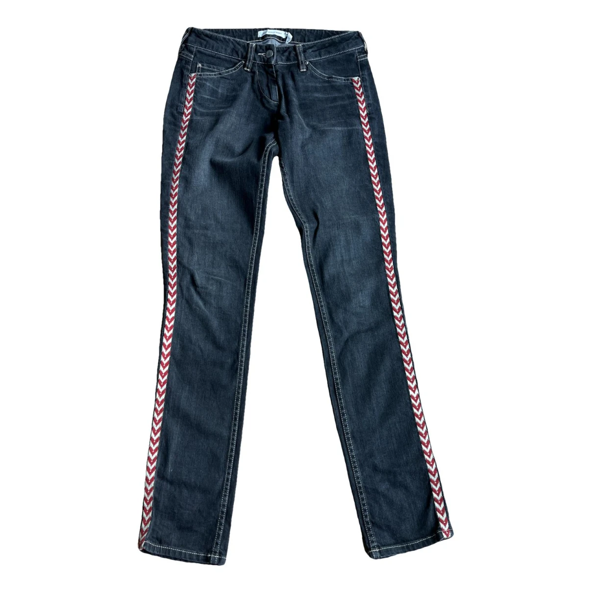 Pre-owned Isabel Marant Étoile Slim Jeans In Grey