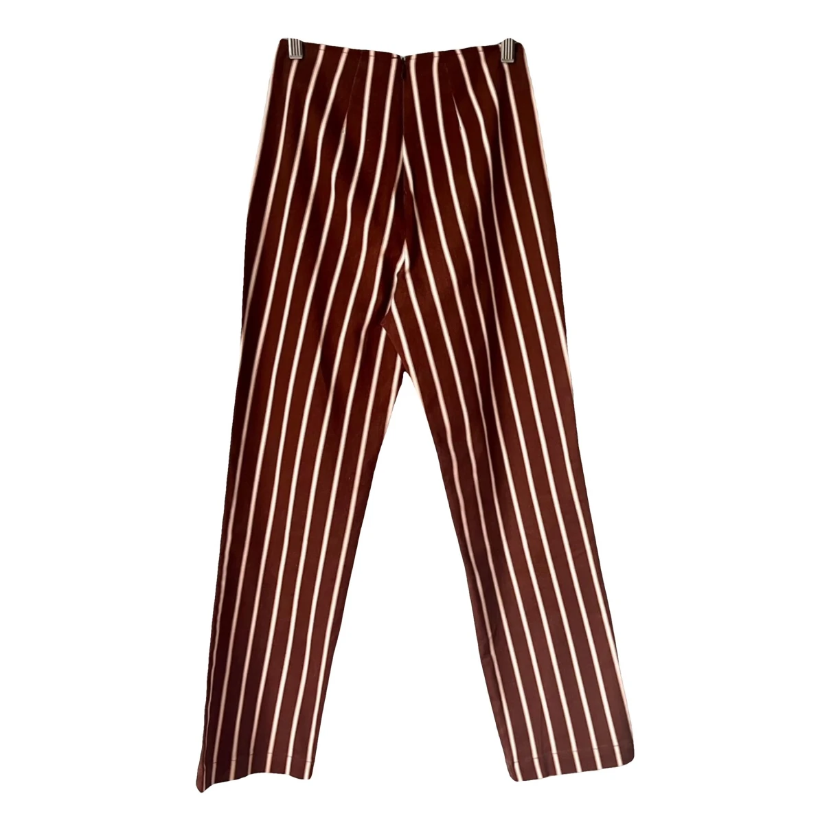 Pre-owned Reformation Carot Pants In Brown