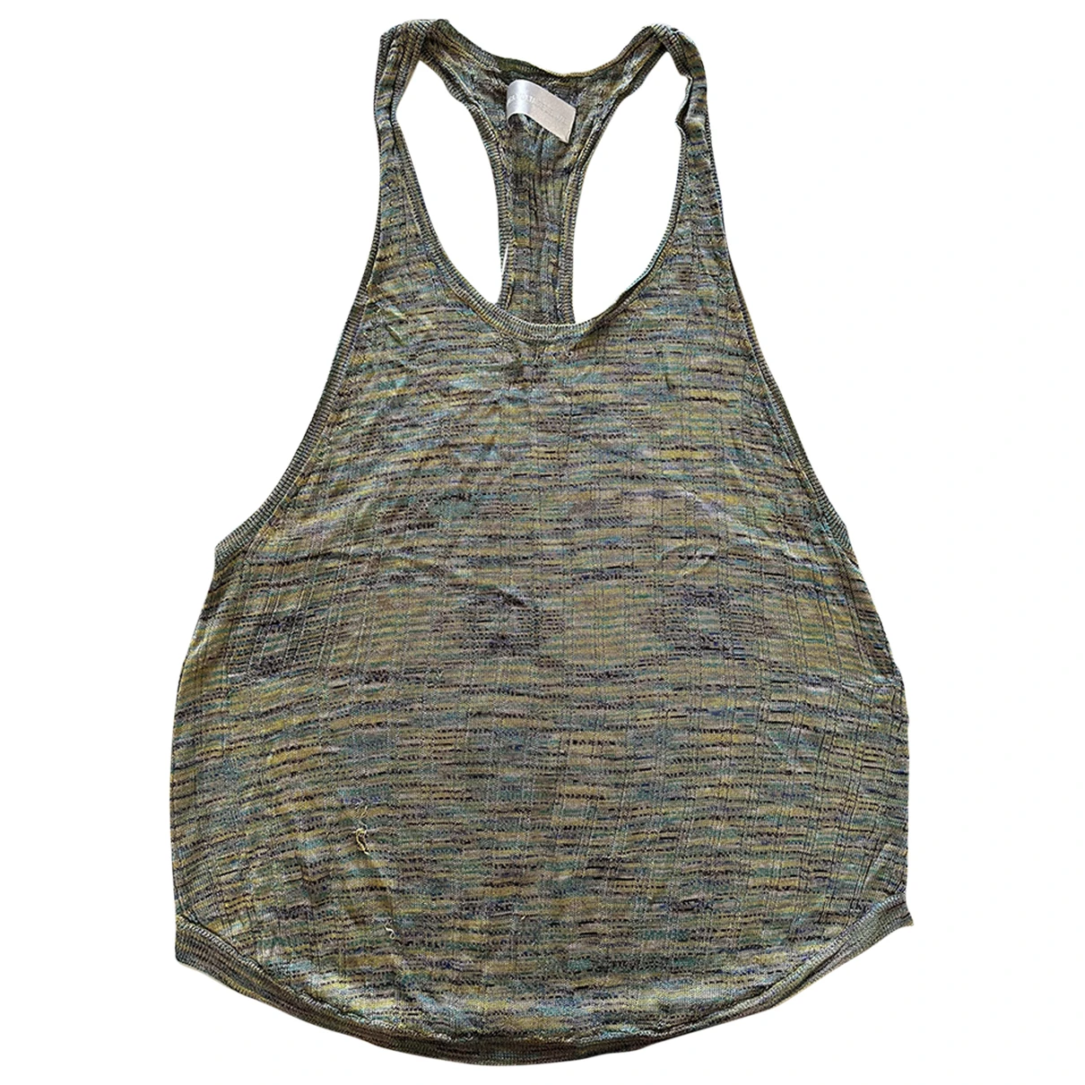 Pre-owned Zadig & Voltaire Silk Camisole In Green