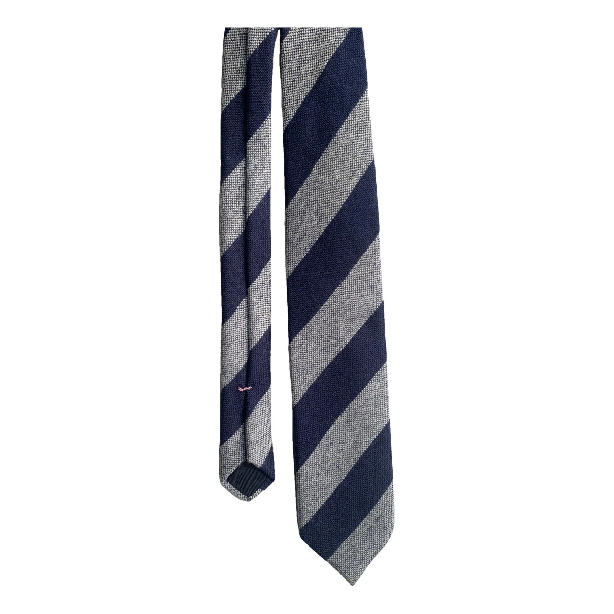 Pre-owned Borrelli Cashmere Tie In Blue