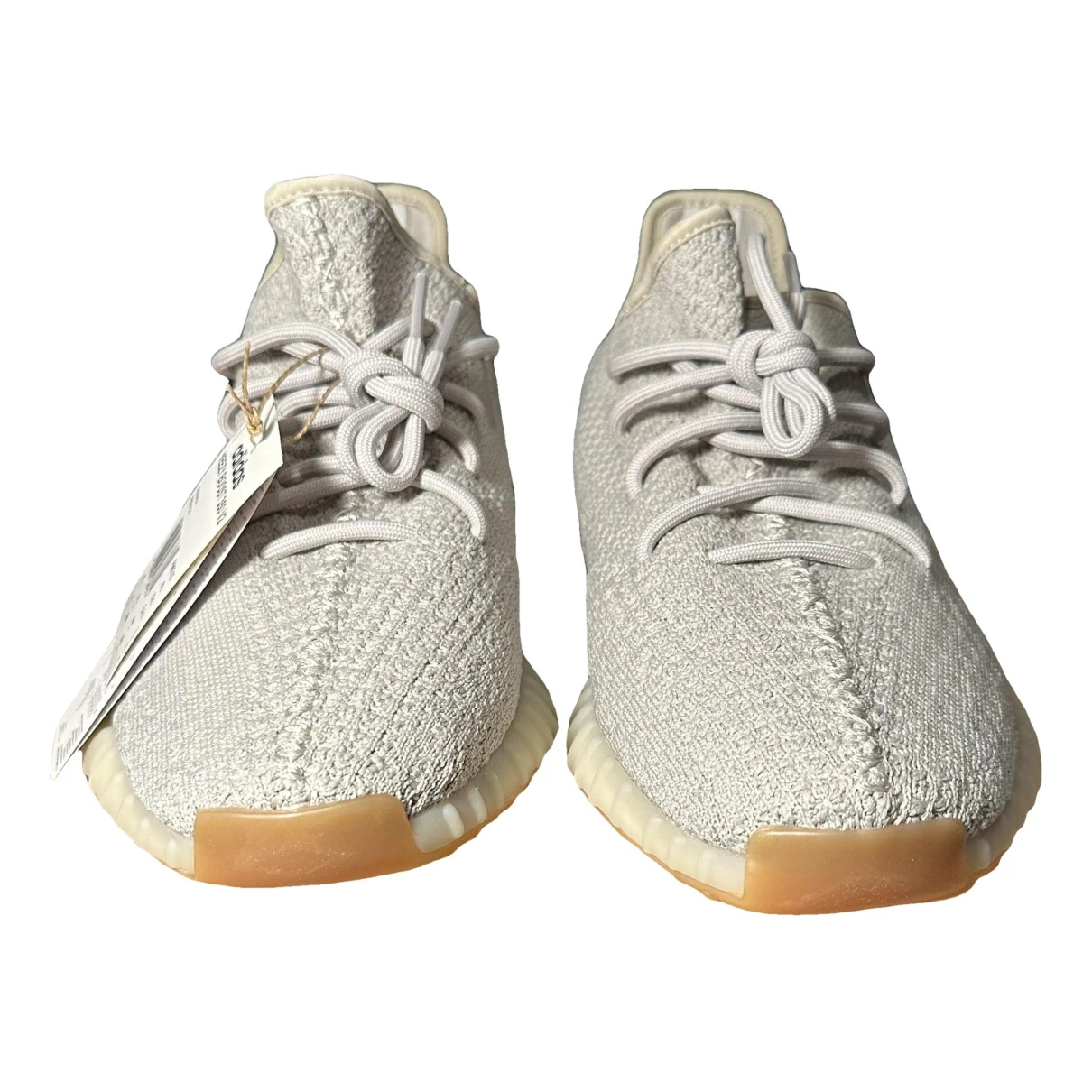 Pre-owned Yeezy X Adidas Boost 350 V2 Cloth Low Trainers In Beige