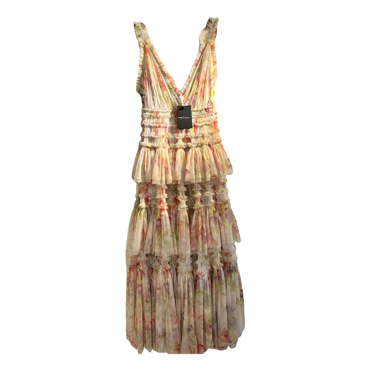 Pre-owned Needle & Thread Maxi Dress In Multicolour
