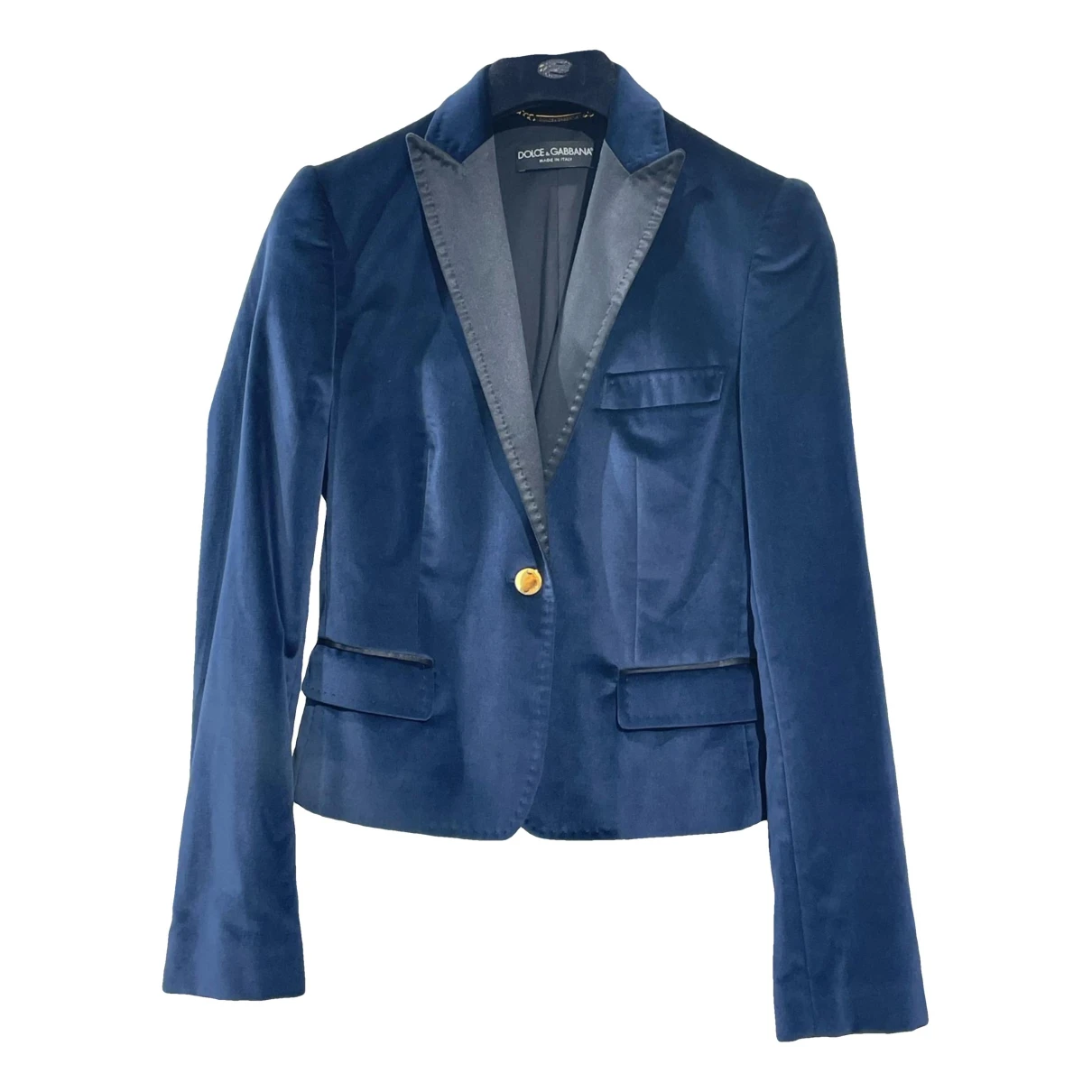 Pre-owned Dolce & Gabbana Short Vest In Blue