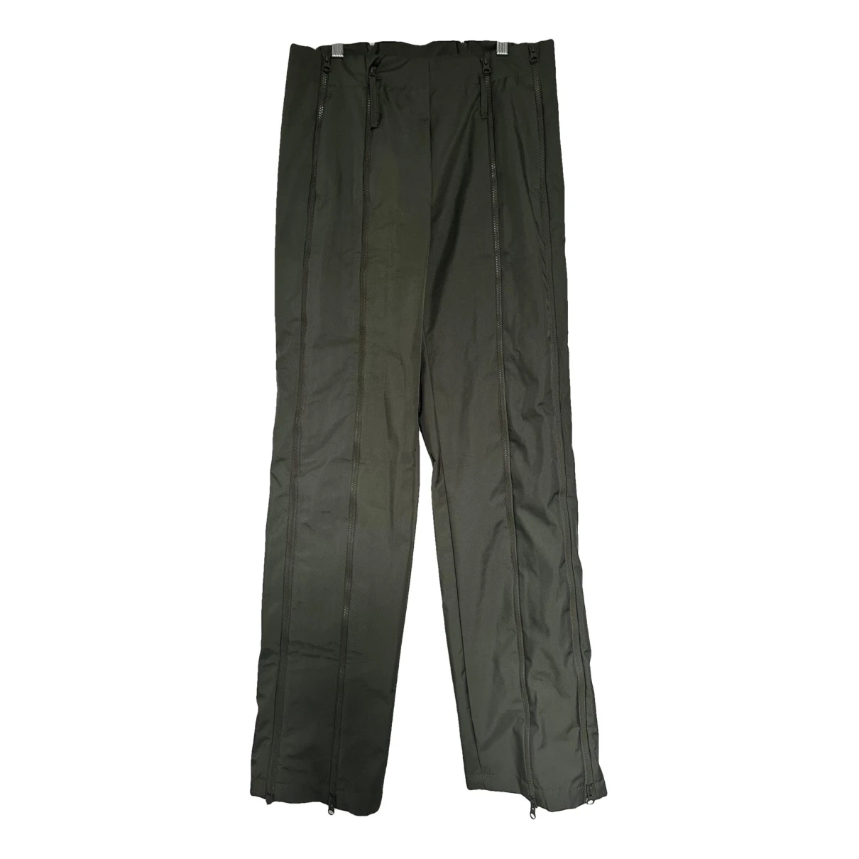Pre-owned Post Archive Faction Trousers In Green