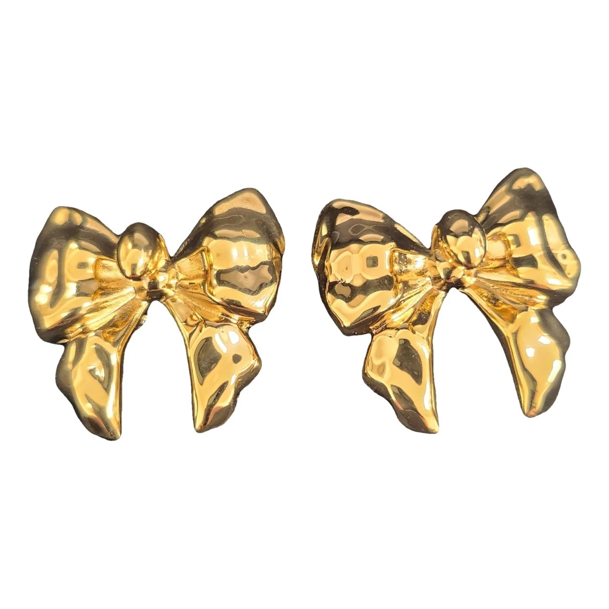 Pre-owned Hugo Kreit Earrings In Gold